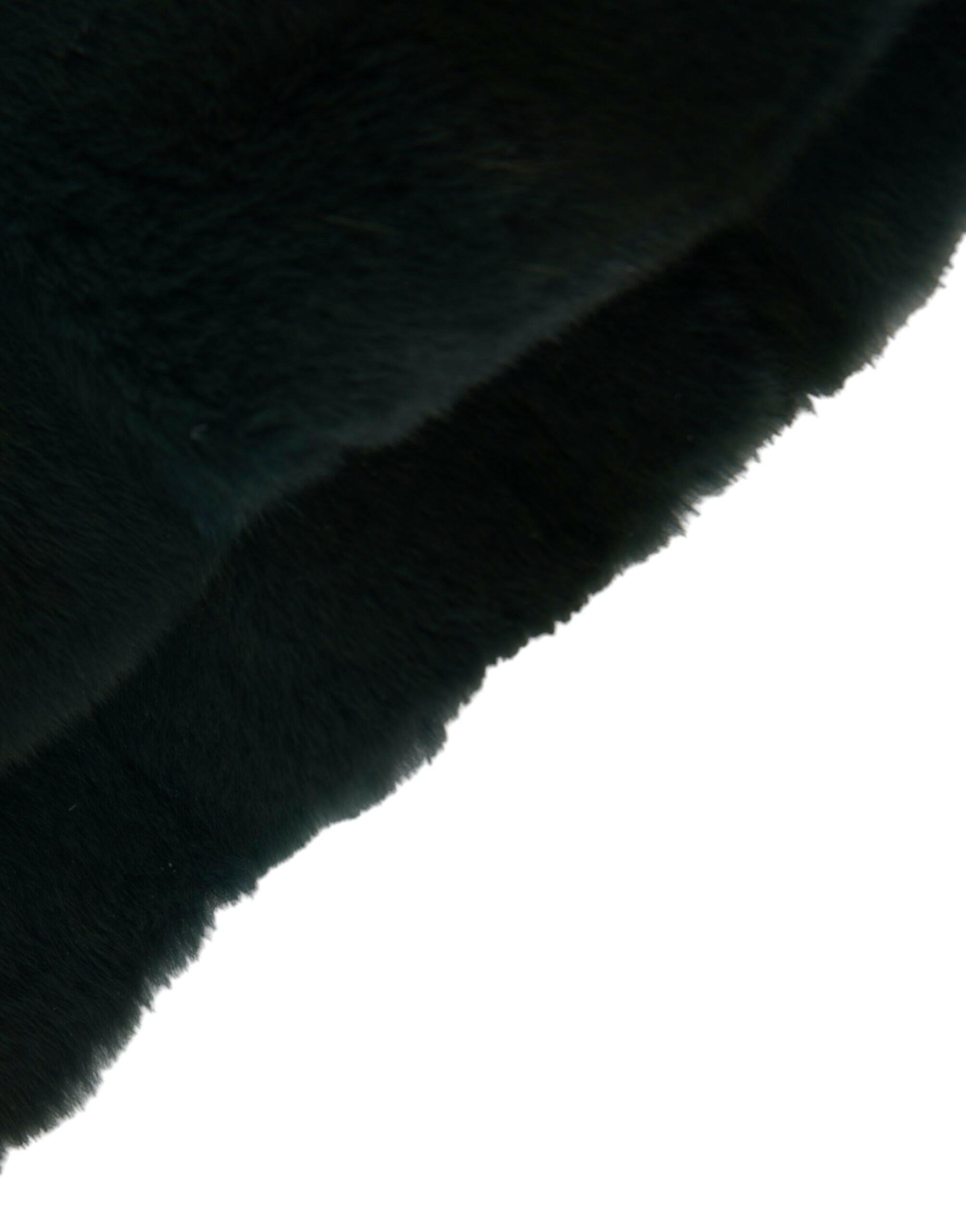 Dolce & Gabbana Black Weasel Fur Whole Head Wrap Hat -   -  Dolce & Gabbana.