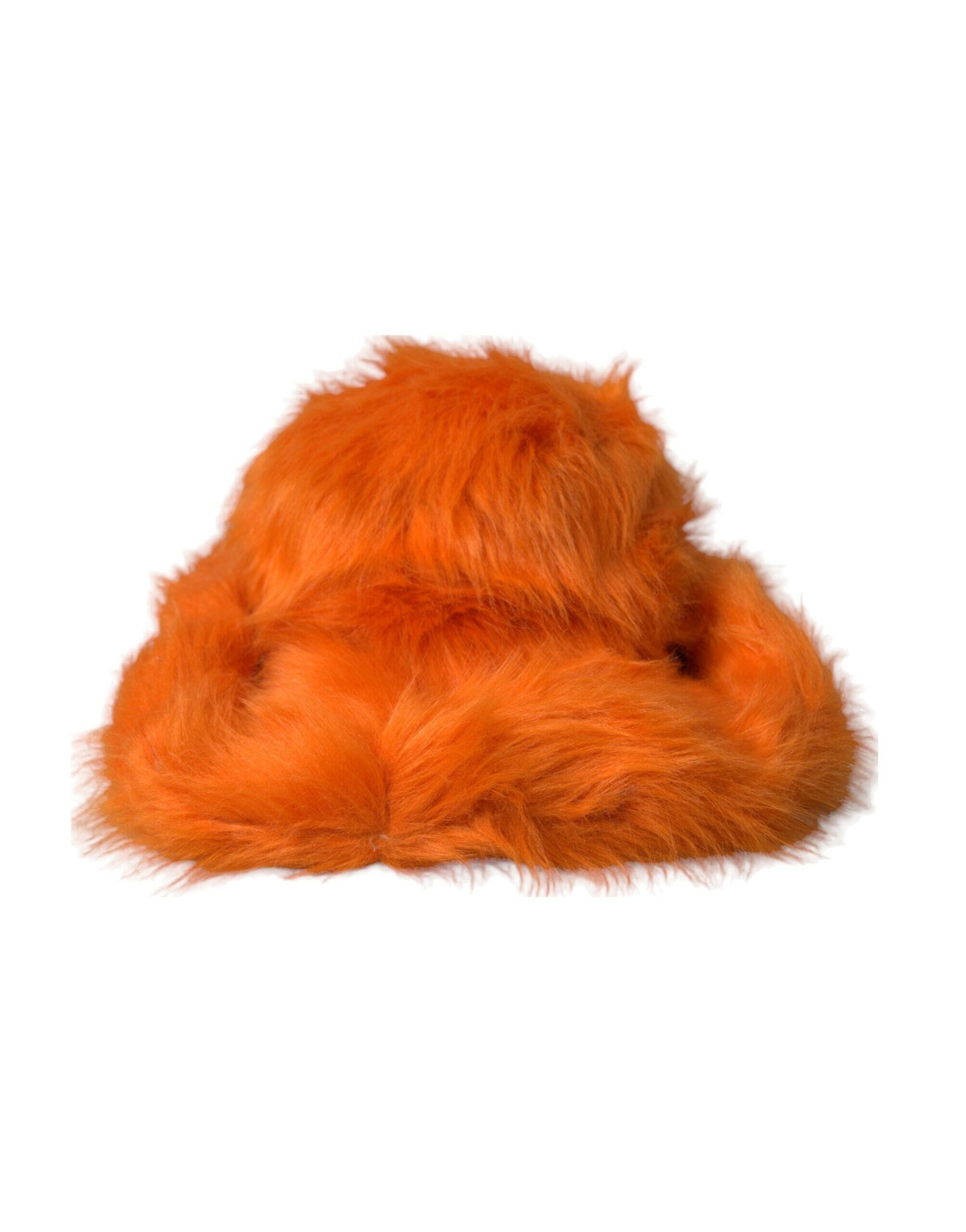 Dolce & Gabbana Orange Faux Fur Polyester Fedora Hat -   -  Dolce & Gabbana.