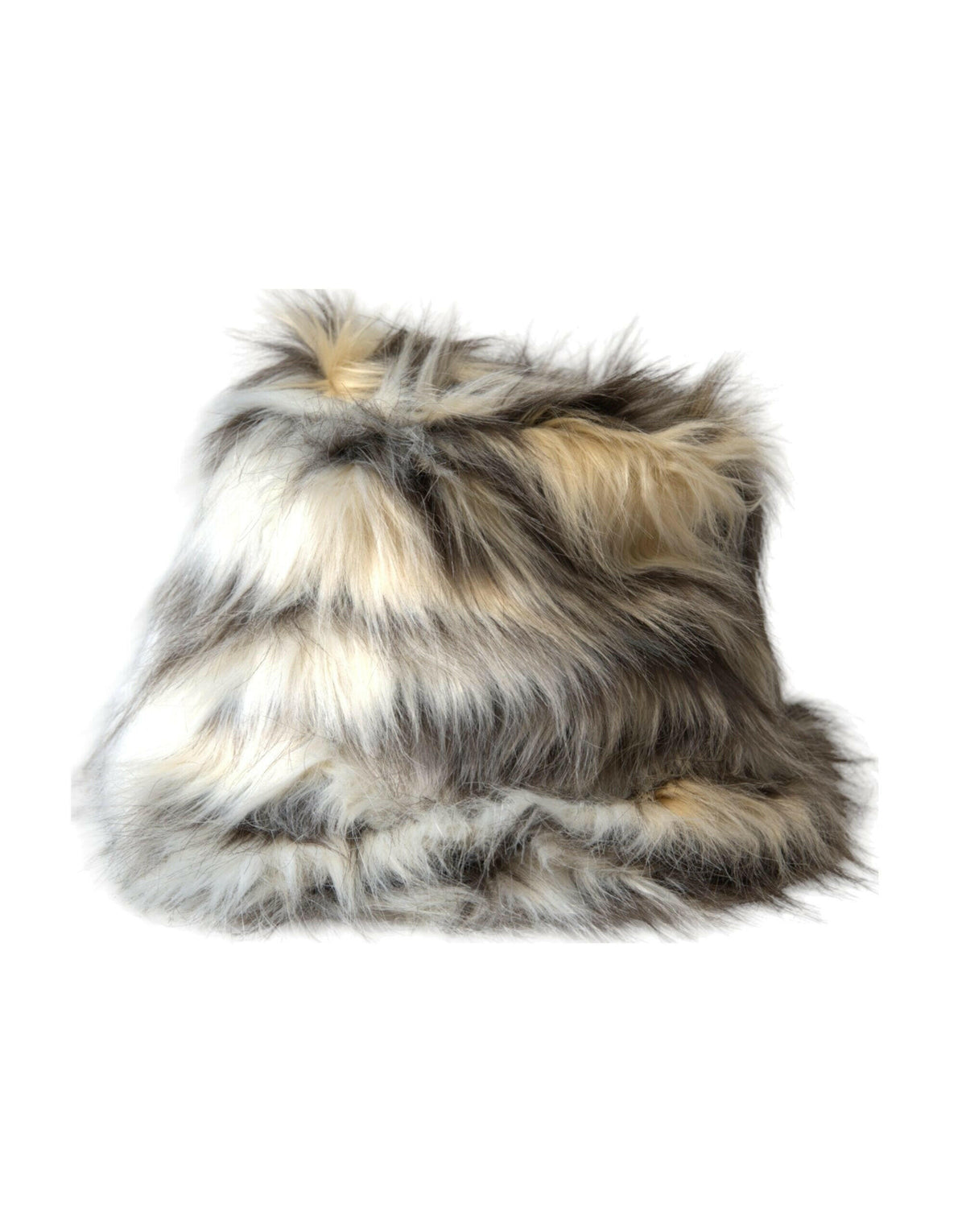 Dolce & Gabbana Multicolor Acrylic Fur Women Bucket Hat -   -  Dolce & Gabbana.