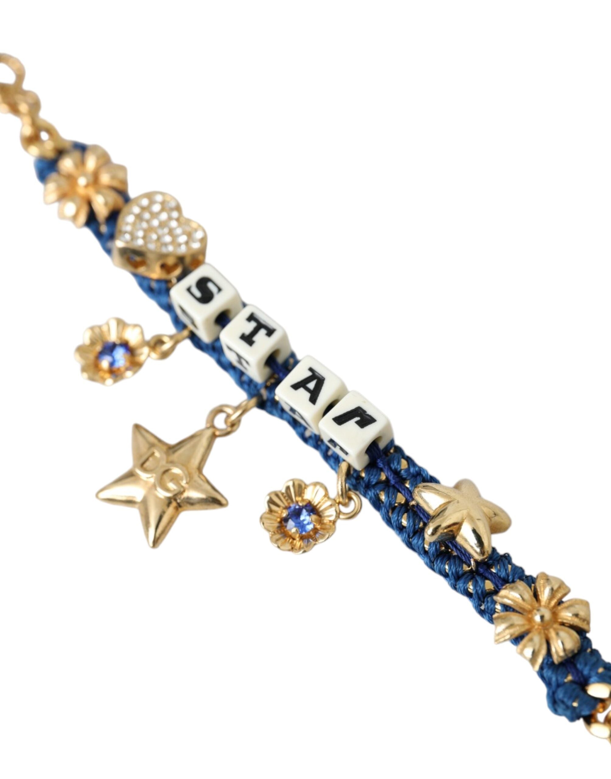 Dolce & Gabbana Gold Tone Brass Chain Star Fashion Bracelet -   -  Dolce & Gabbana.