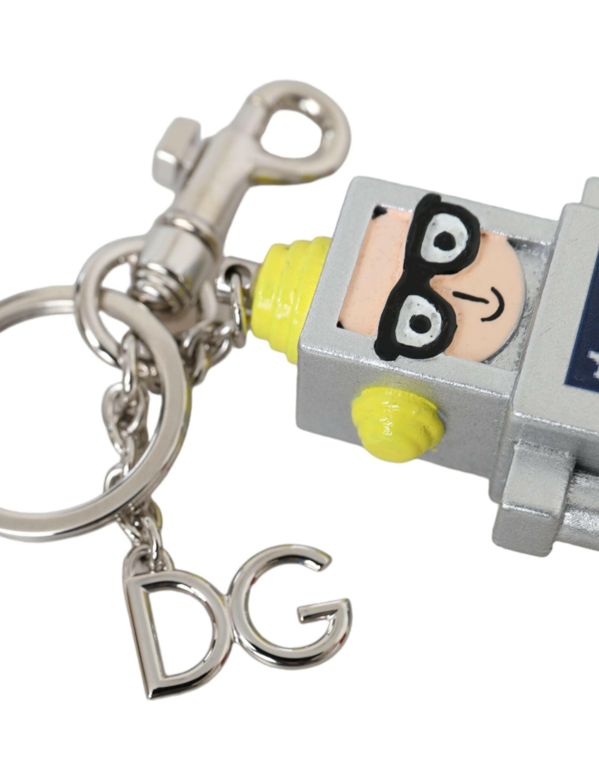 Dolce & Gabbana Multicolor Astronaut Space Metal Logo Keyring Keychain -  Men´s Keychains -  Dolce & Gabbana.