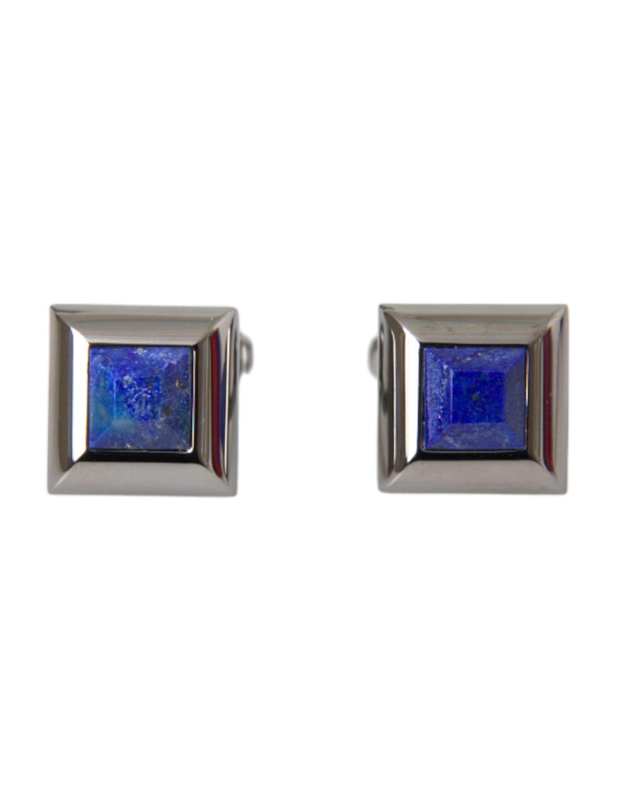 Dolce & Gabbana Silver Plated Brass Pin Crystal Cufflinks -   -  Dolce & Gabbana.