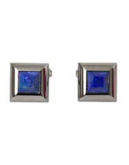 Dolce & Gabbana Silver Plated Brass Pin Crystal Cufflinks -   -  Dolce & Gabbana.