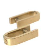Dolce & Gabbana Gold Plated Metal Brass Pin Men Cufflinks -   -  Dolce & Gabbana.