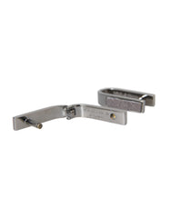 Dolce & Gabbana Silver Plated Metal Brass Pin Men Cufflinks -   -  Dolce & Gabbana.