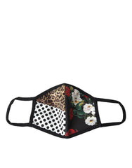Dolce & Gabbana Multicolor Leopard Floral Elastic Ear Strap Face Mask -   -  Dolce & Gabbana.