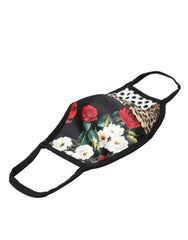 Dolce & Gabbana Multicolor Leopard Floral Elastic Ear Strap Face Mask -   -  Dolce & Gabbana.
