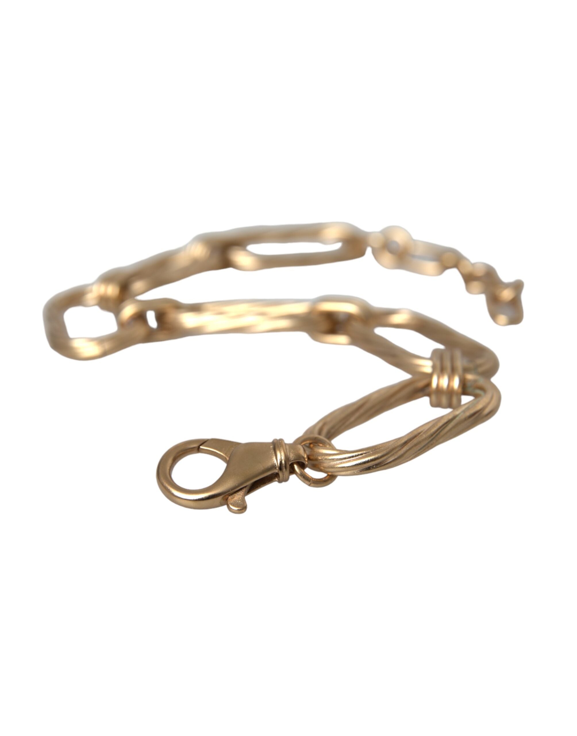Dolce & Gabbana Gold Tone Brass Large Link Chain Jewelry Necklace -   -  Dolce & Gabbana.
