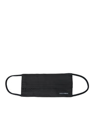 Dolce & Gabbana Black 100% Silk Adjustable Necktie Face Mask -  Neckties, Men -  Dolce & Gabbana.