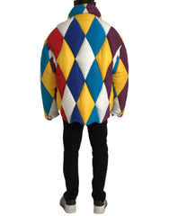Dolce & Gabbana Multicolor Windbreaker Puffer Jacket Men -   -  Dolce & Gabbana.
