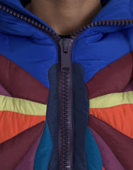Dolce & Gabbana Multicolor Butterfly Hooded Puffer Jacket -   -  Dolce & Gabbana.