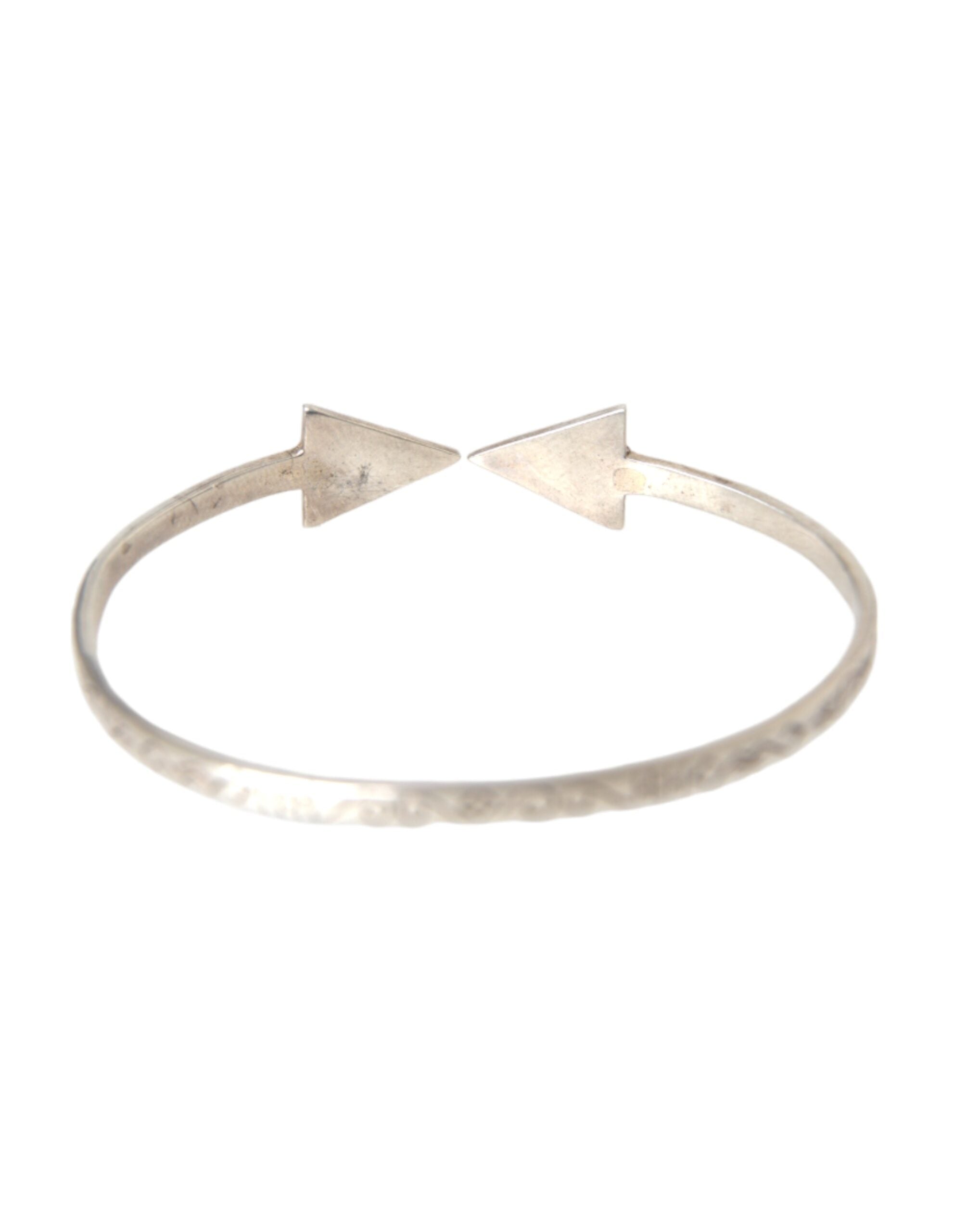 Nialaya Arrow Crystal 925 Silver Bangle Bracelet Women -   -  Nialaya.