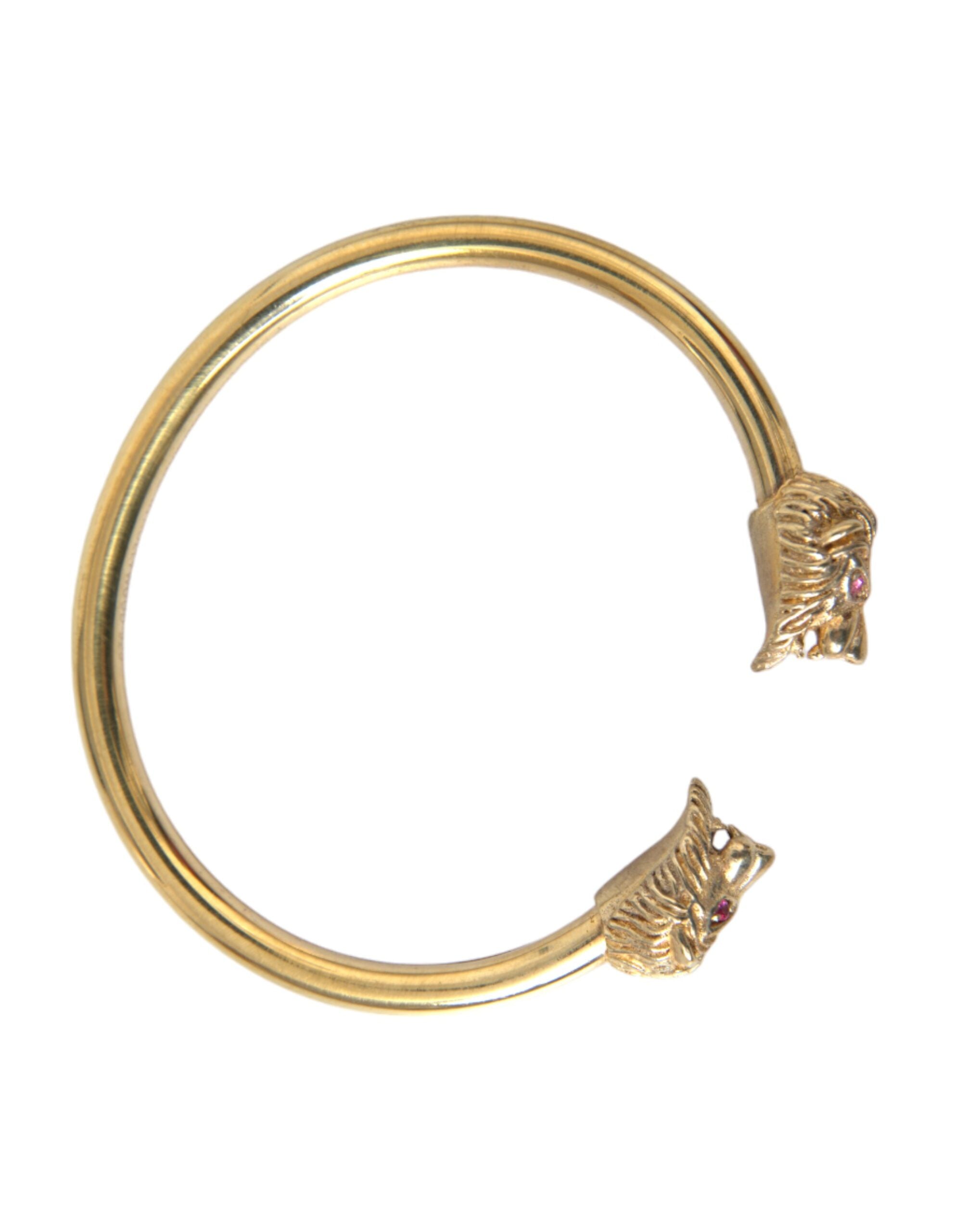 Nialaya Gold CZ Lion Bangle Bracelet Women -   -  Nialaya.