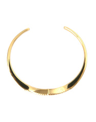 Nialaya Arched Wing Cuff Skyfall Gold CZ 925 Bracelet -   -  Nialaya.