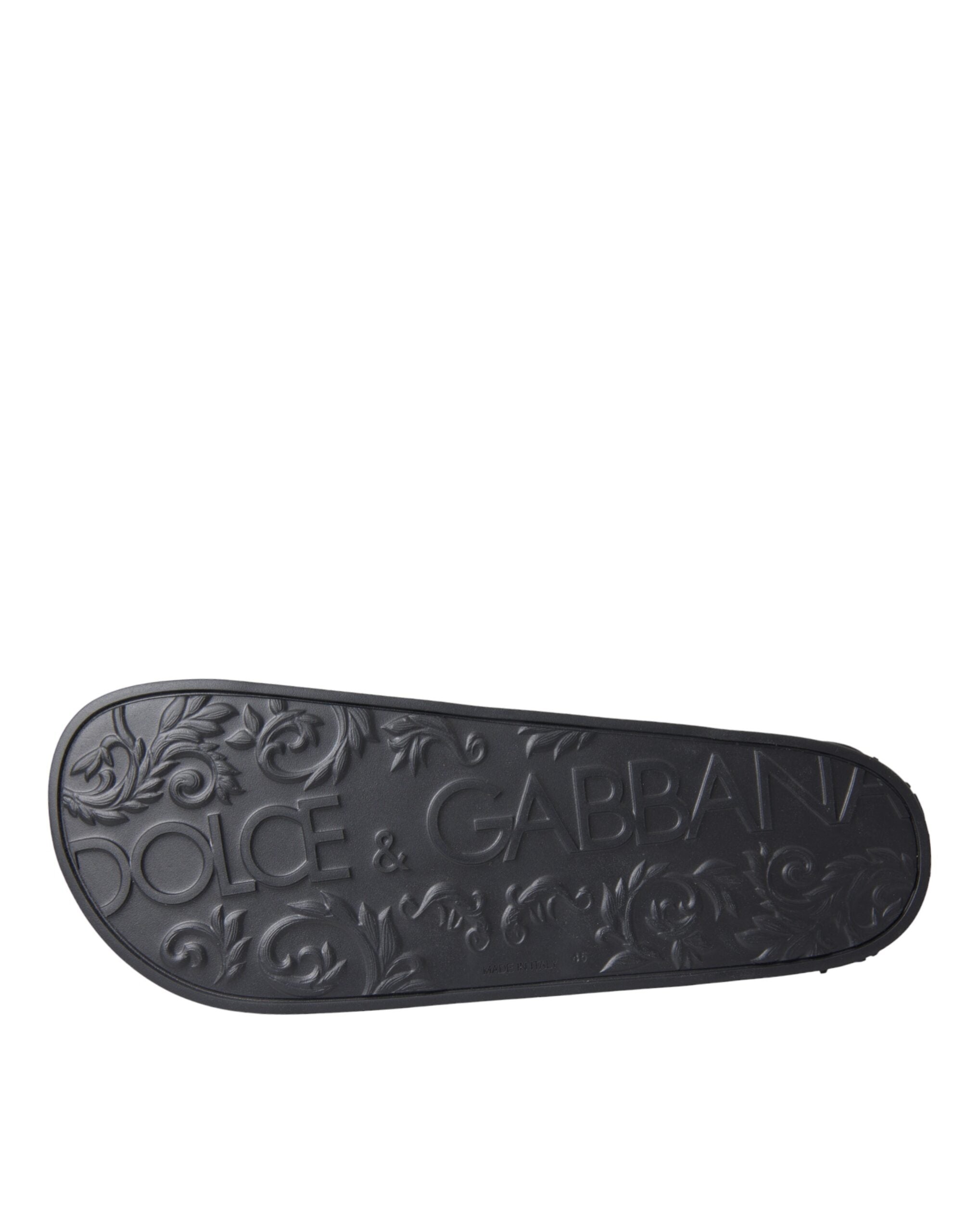 Dolce & Gabbana Multicolor Camouflage Leather Beachwear Men Shoes -   -  Dolce & Gabbana.