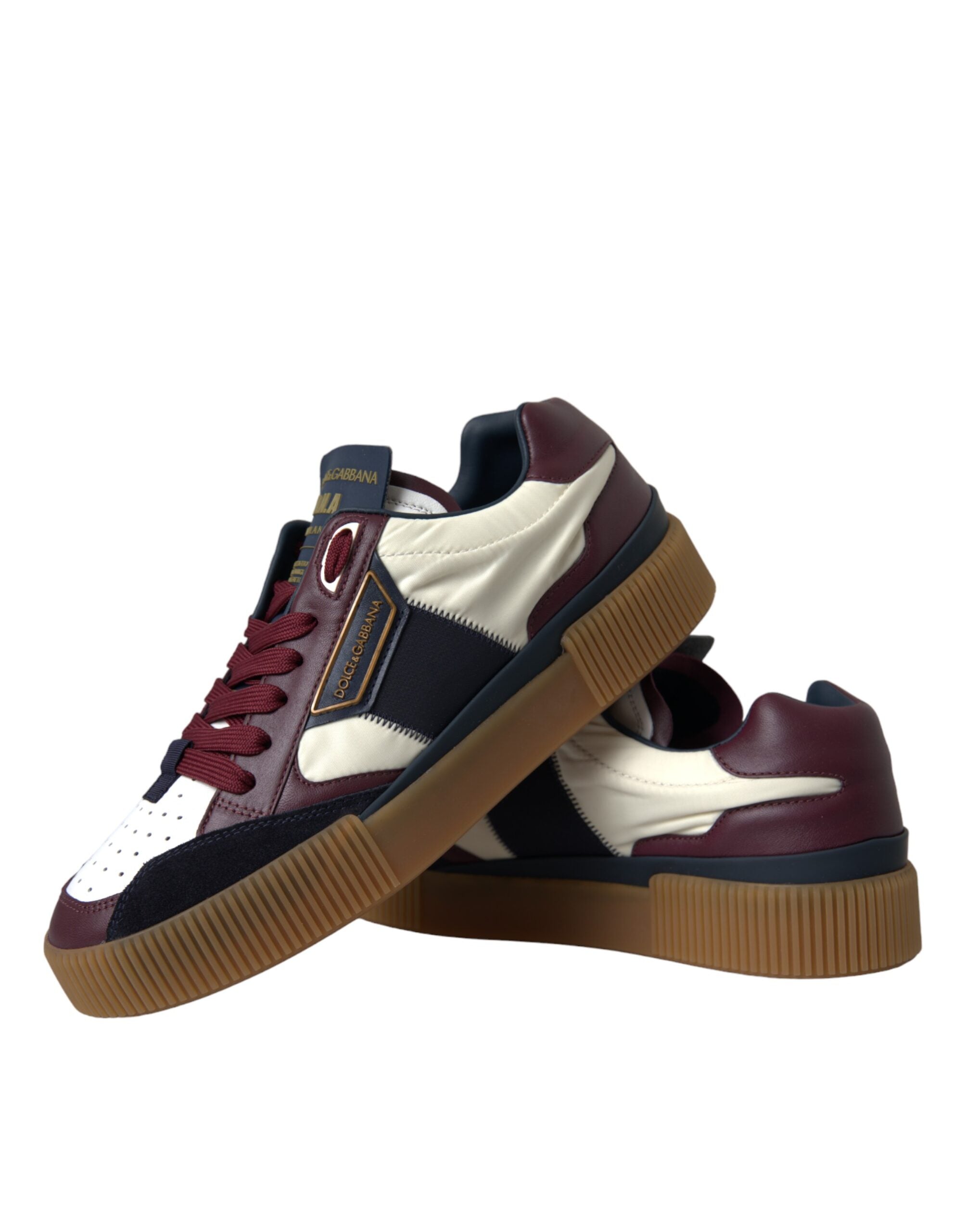 Dolce & Gabbana Multicolor Miami Leather Low Top Sneakers Shoes -   -  Dolce & Gabbana.