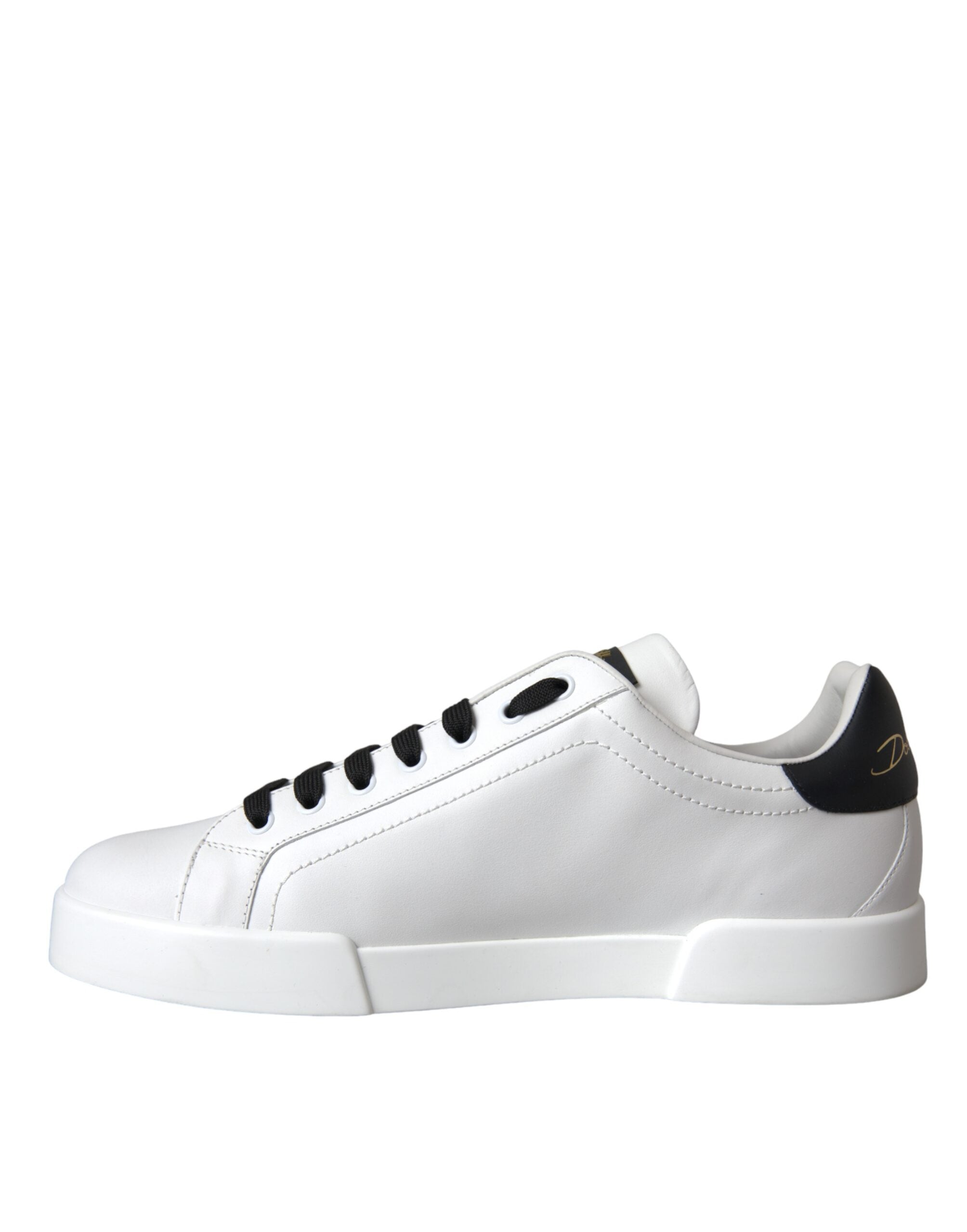 Dolce & Gabbana White Leather DG Logo Casual Low Top Sneakers Shoes -   -  Dolce & Gabbana.