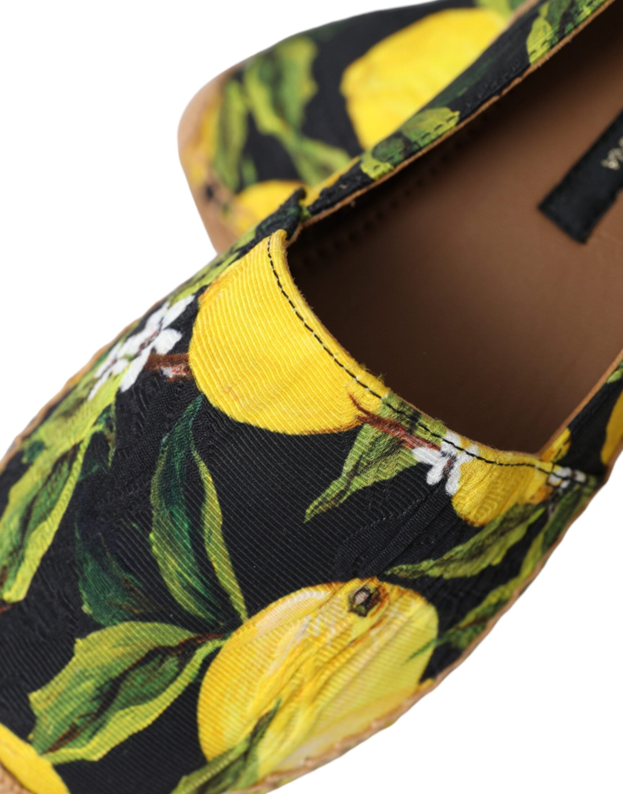 Dolce & Gabbana Multicolor Lemon Slip On Espadrilles Shoes -   -  Dolce & Gabbana.
