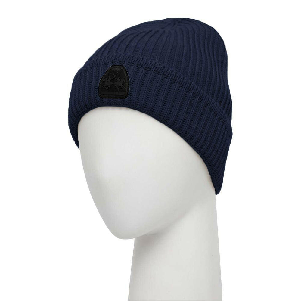 La Martina Blue Acrylic Men Beanie -   -  La Martina.