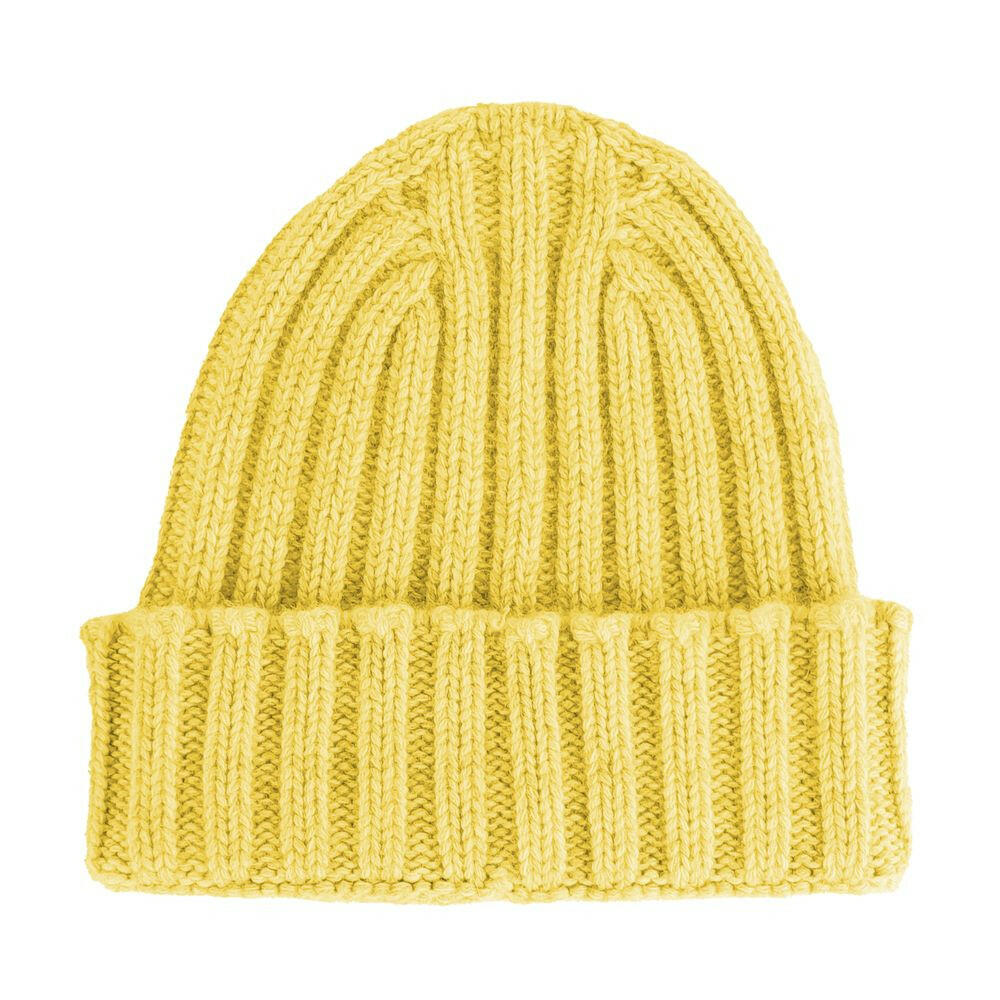 Made in Italy Yellow Cashmere Hats & Cap -   -  Made in Italy.