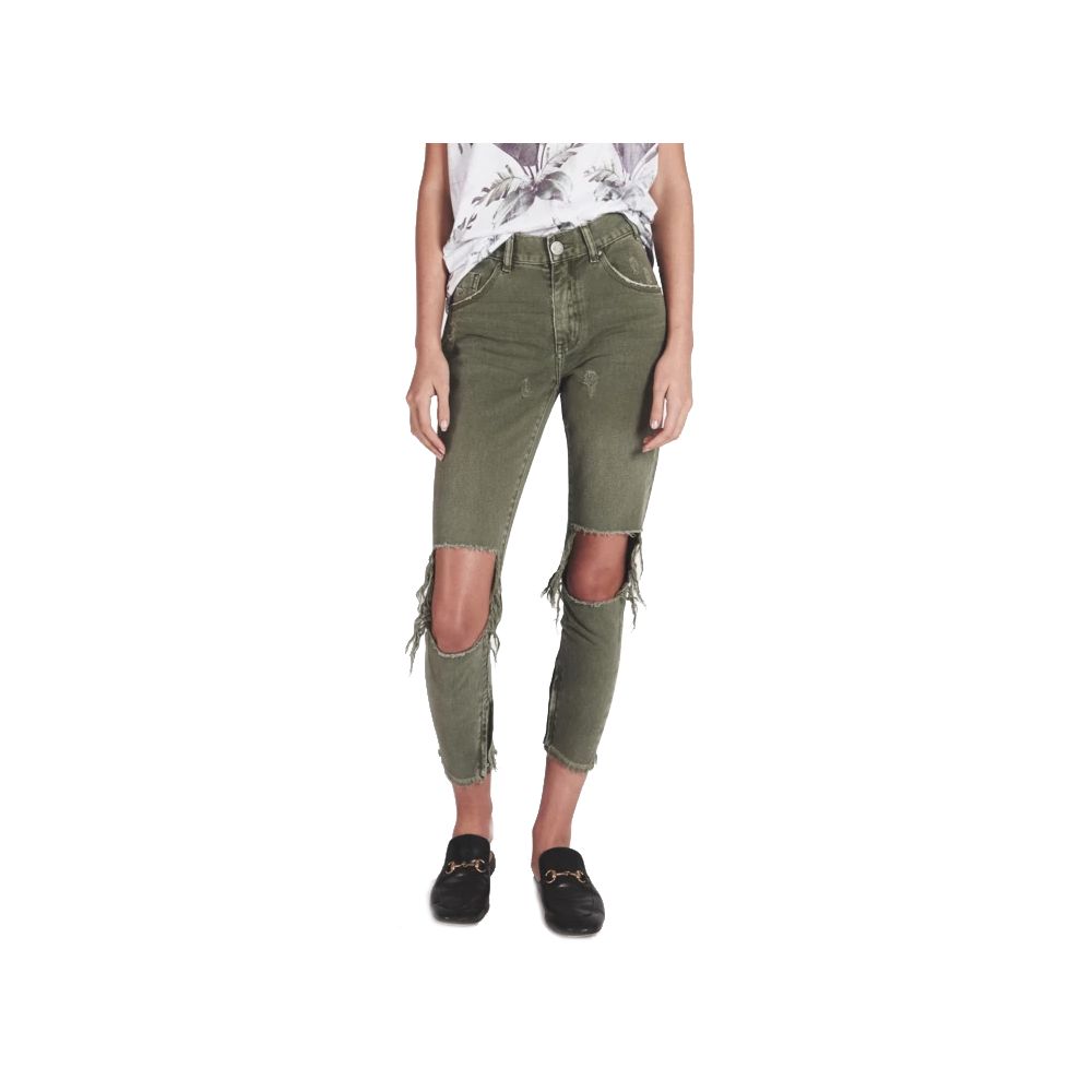 One Teaspoon Green Cotton Jeans & Pant -   -  One Teaspoon.
