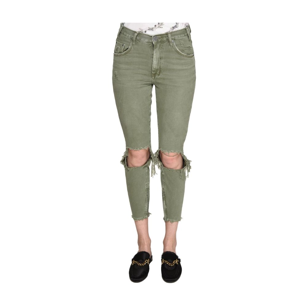 One Teaspoon Green Cotton Jeans & Pant -   -  One Teaspoon.
