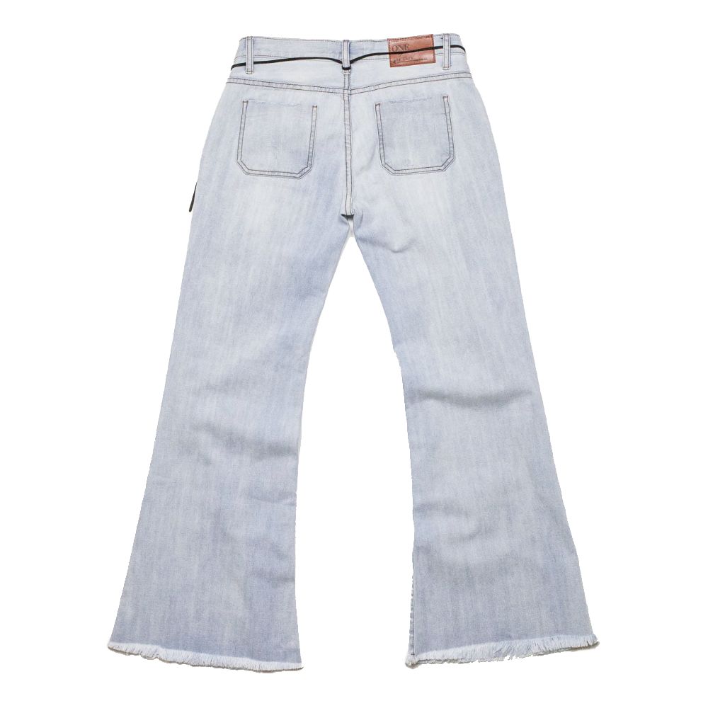 One Teaspoon Blue Cotton Women's Flared Jean -   -  One Teaspoon.