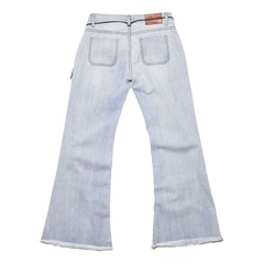 One Teaspoon Blue Cotton Women's Flared Jean -   -  One Teaspoon.