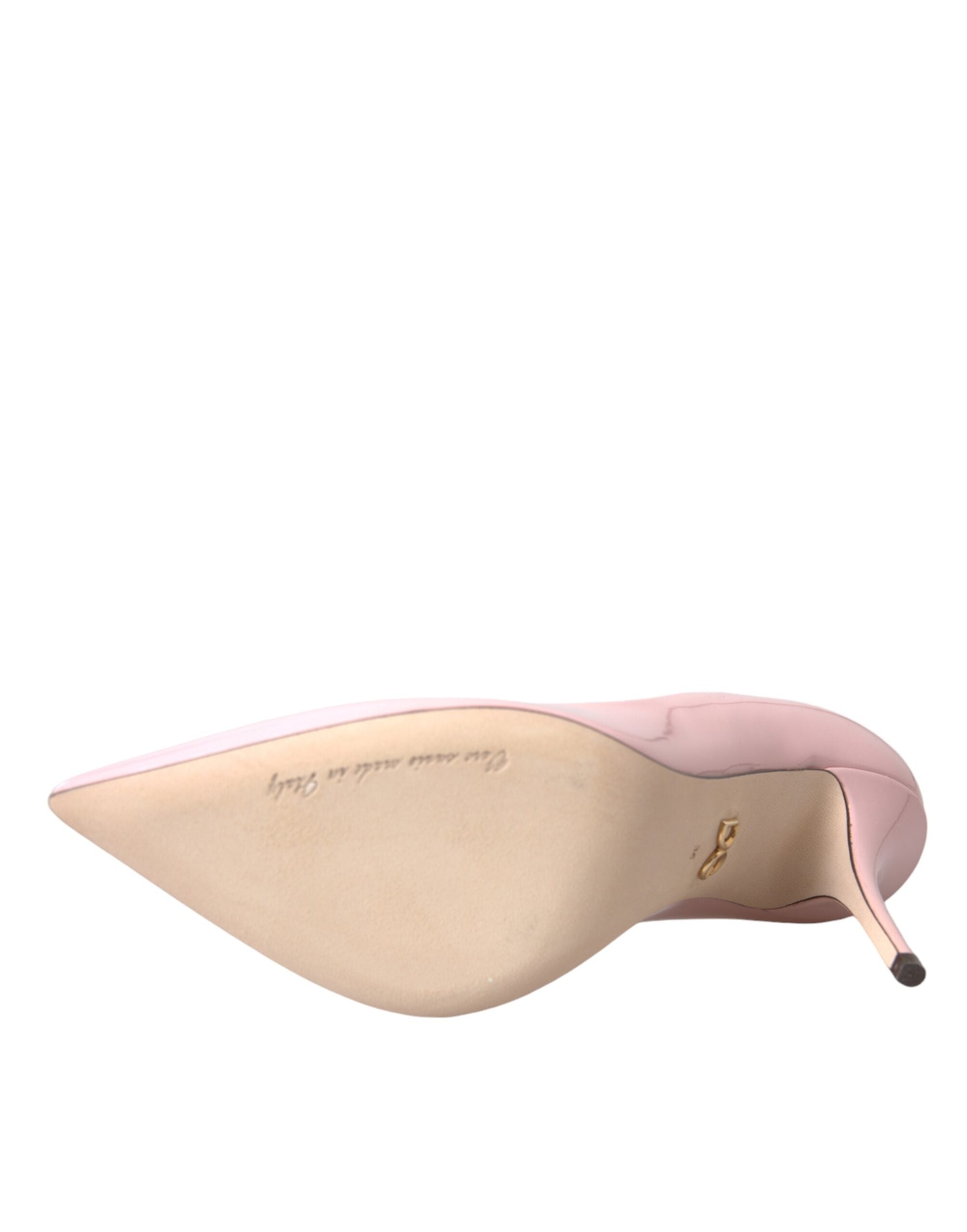 Dolce & Gabbana Light Pink Patent Leather Pumps Heels Shoes -   -  Dolce & Gabbana.