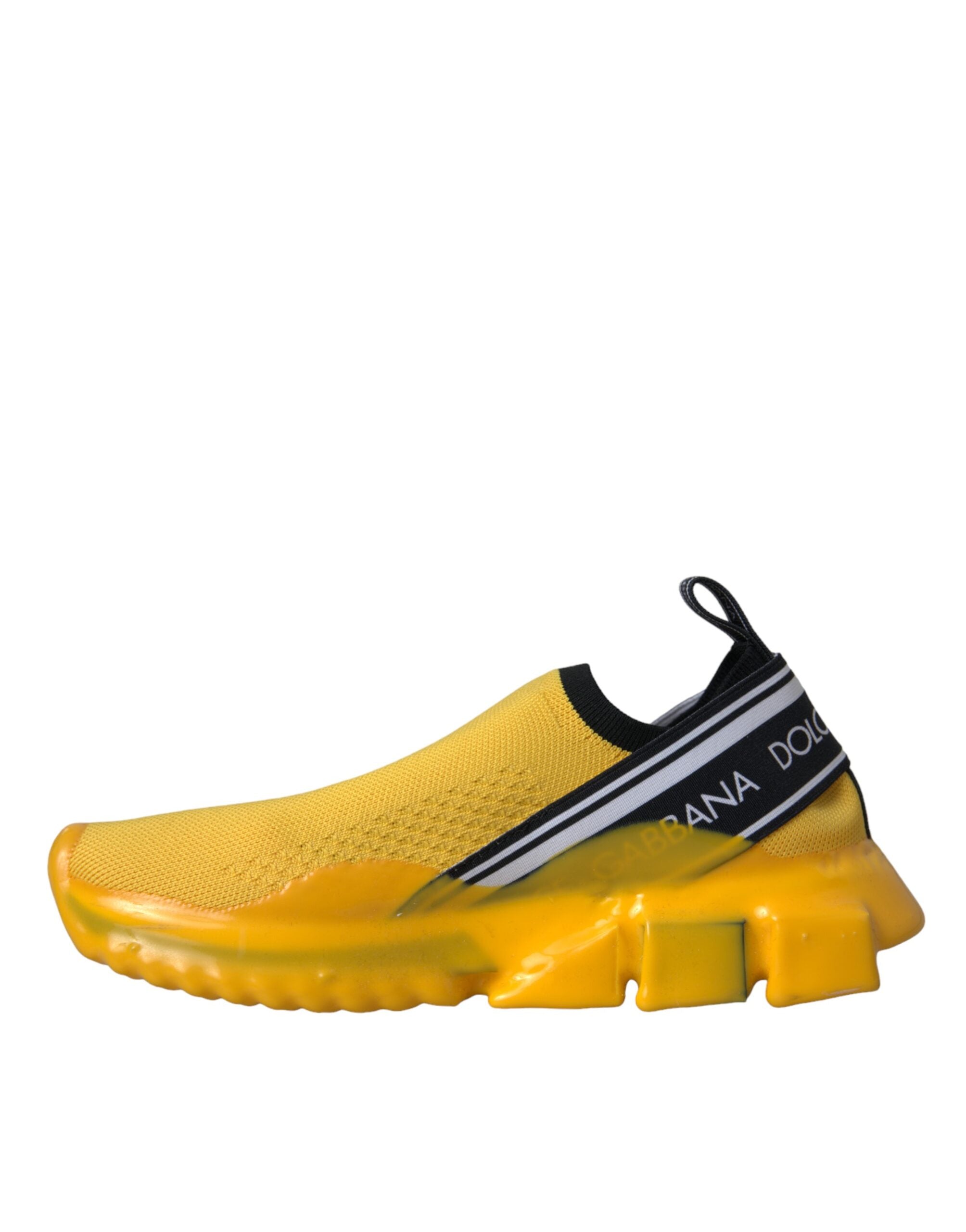 Dolce & Gabbana Yellow Sorrento Slip On Sneakers Women Shoes -   -  Dolce & Gabbana.