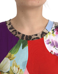 Dolce & Gabbana Multicolor Patchwork Cotton Silk Blouse Top -   -  Dolce & Gabbana.