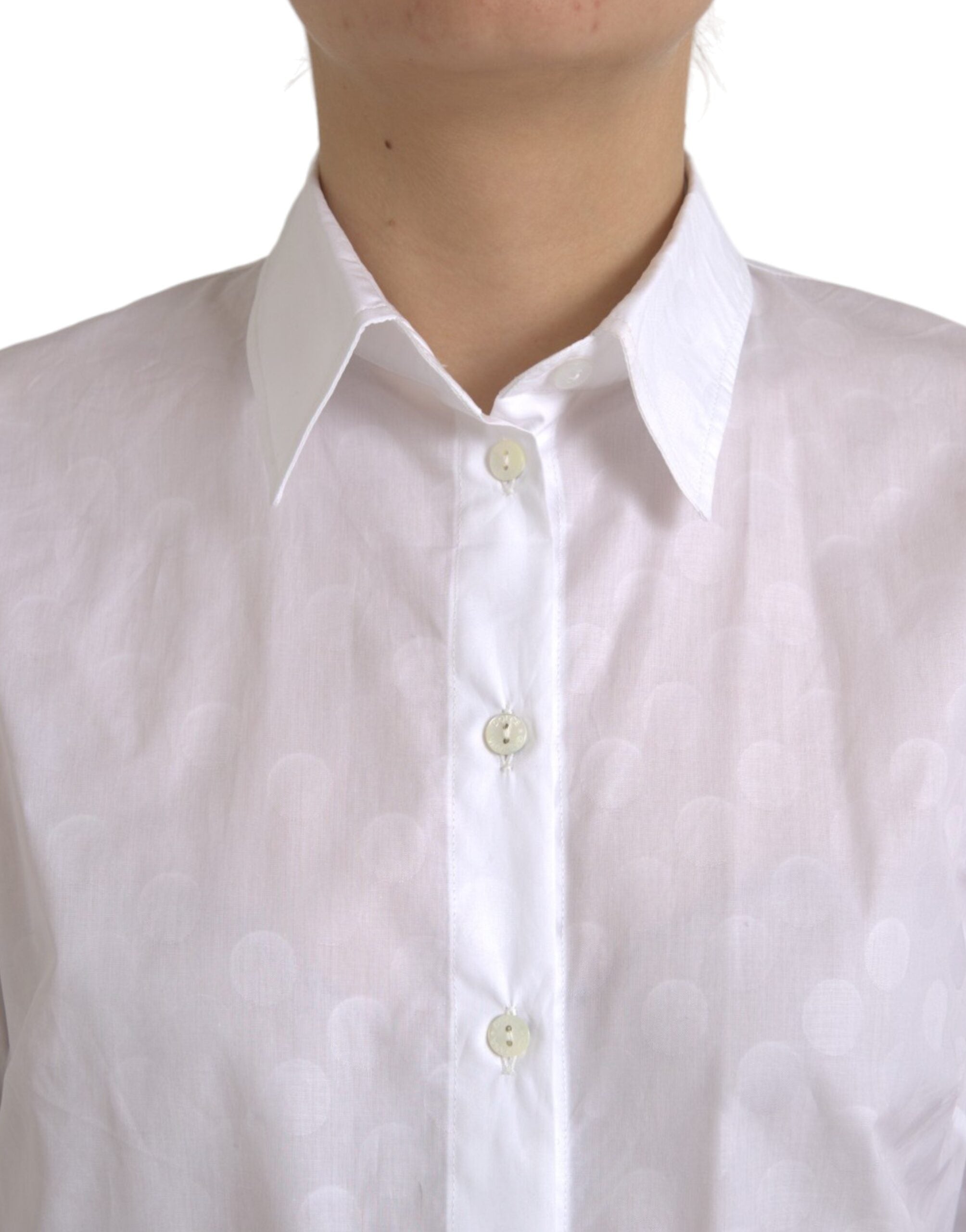 Dolce & Gabbana White Collared Short Sleeve Polo Shirt Top -   -  Dolce & Gabbana.