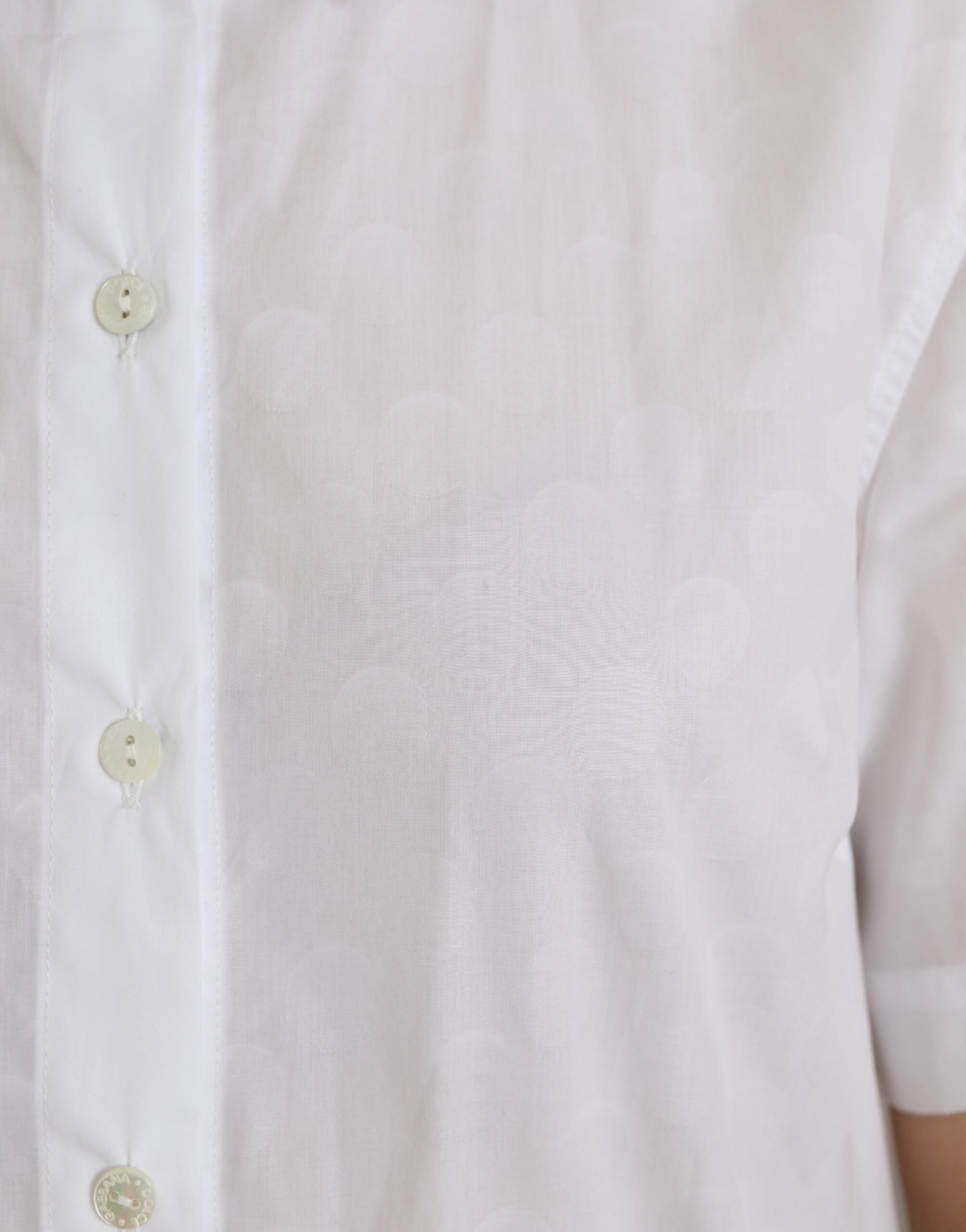 Dolce & Gabbana White Collared Short Sleeve Polo Shirt Top -   -  Dolce & Gabbana.