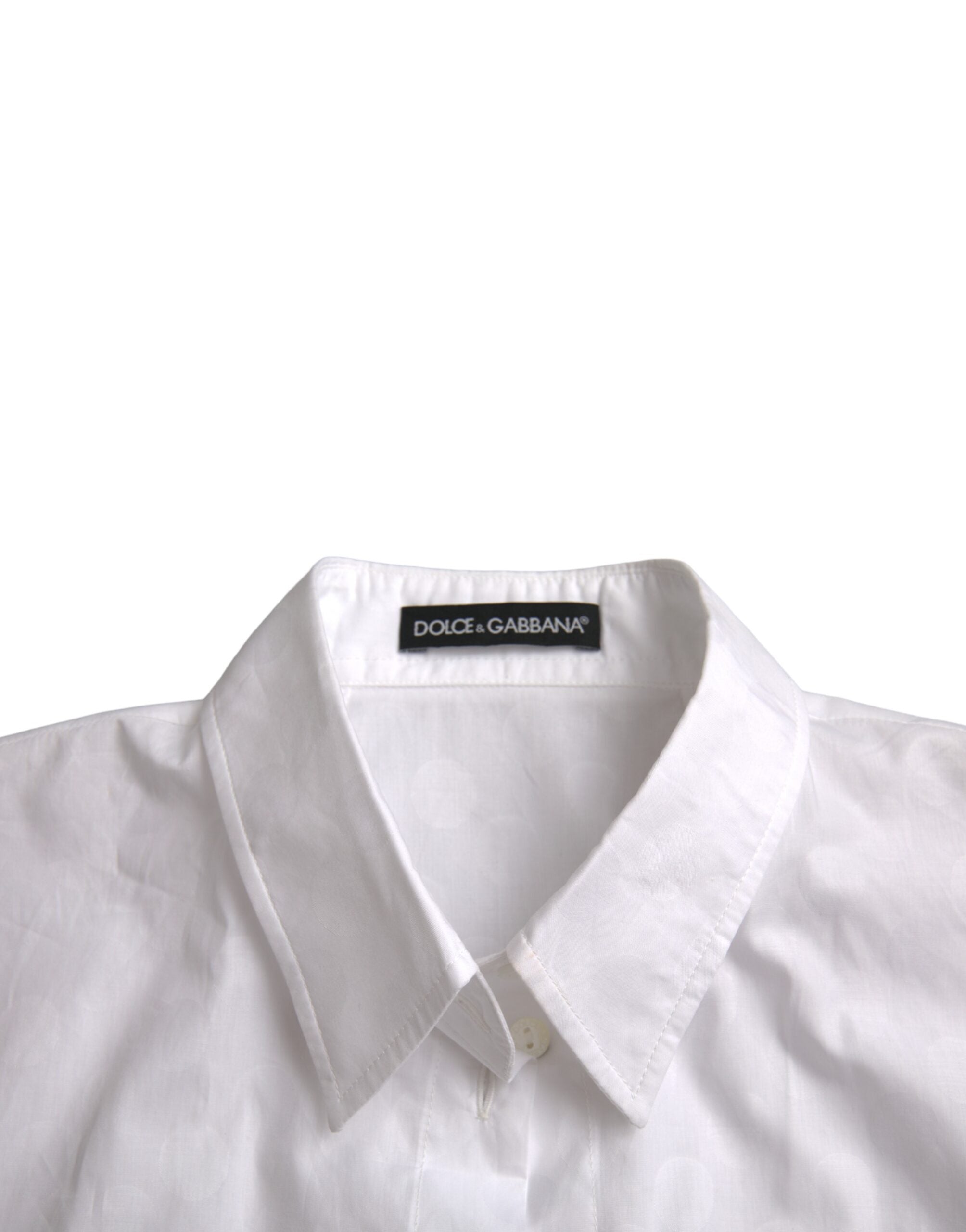 Dolce & Gabbana White Collared Short Sleeve Polo Shirt Top -   -  Dolce & Gabbana.