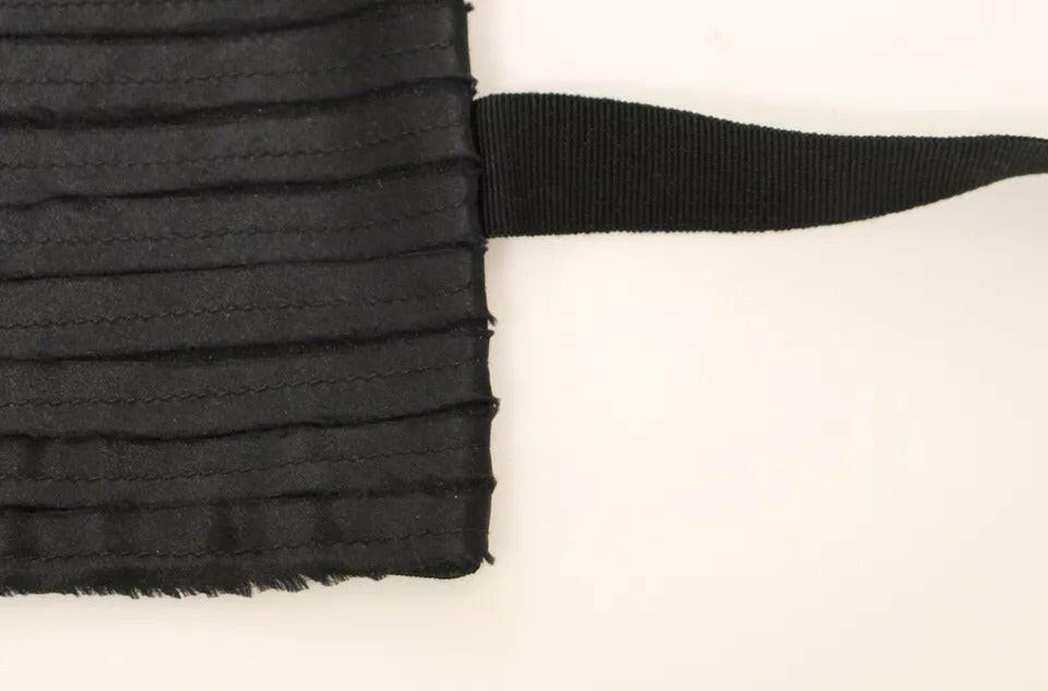 Dolce & Gabbana Black Silk Womens Waist Cummerbund -   -  Dolce & Gabbana.