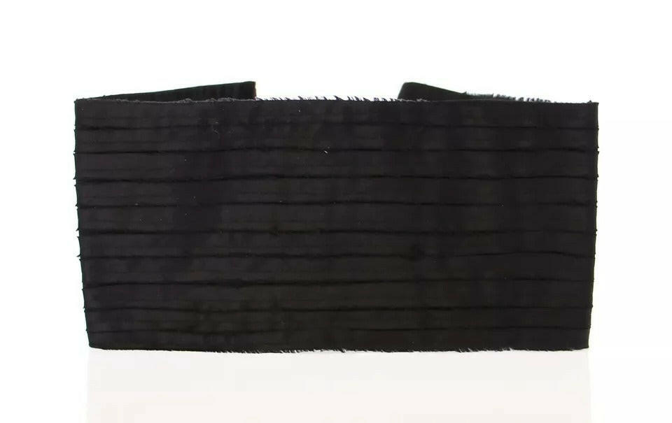 Dolce & Gabbana Black Silk Womens Waist Cummerbund -   -  Dolce & Gabbana.