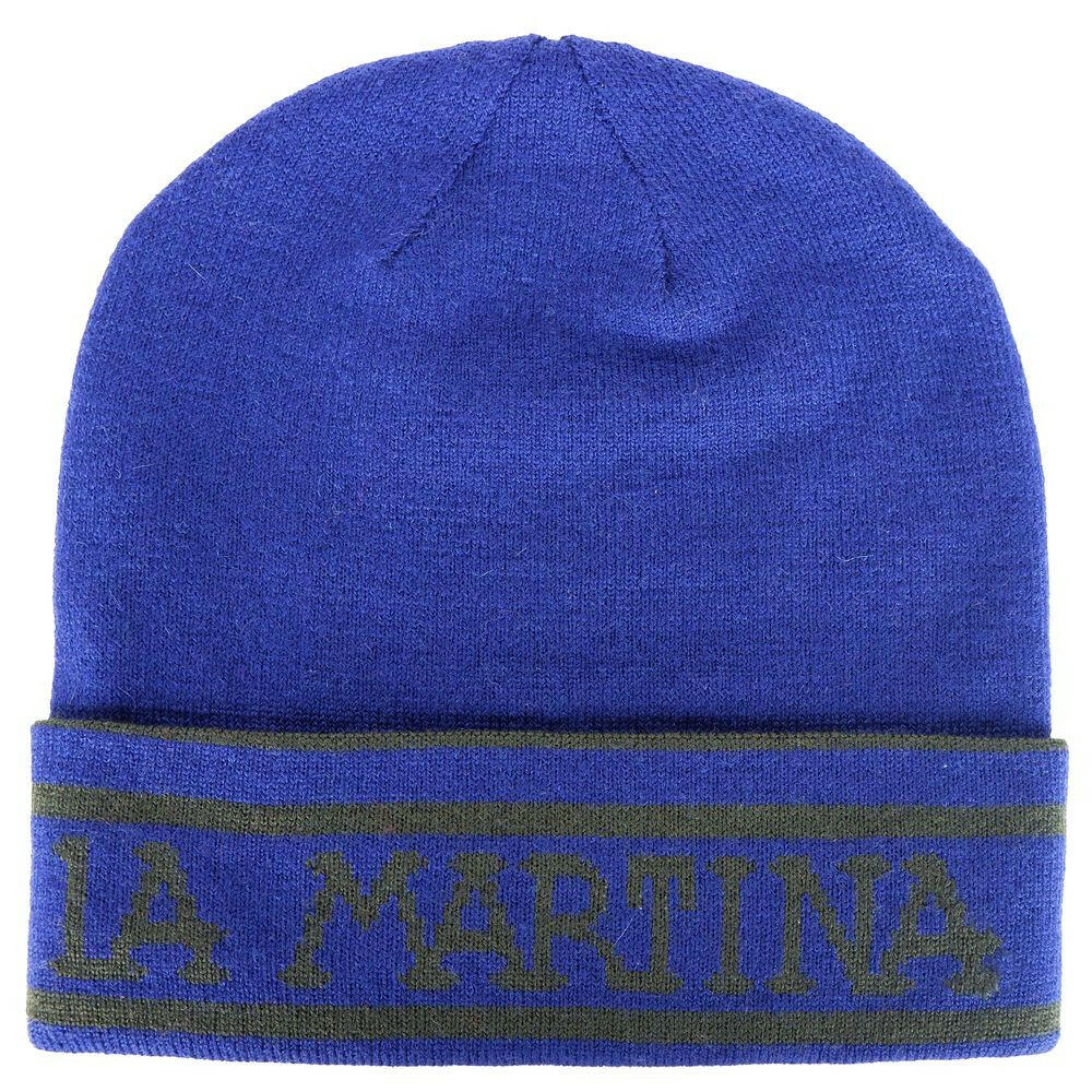 La Martina Blue Wool Men Cap -   -  La Martina.