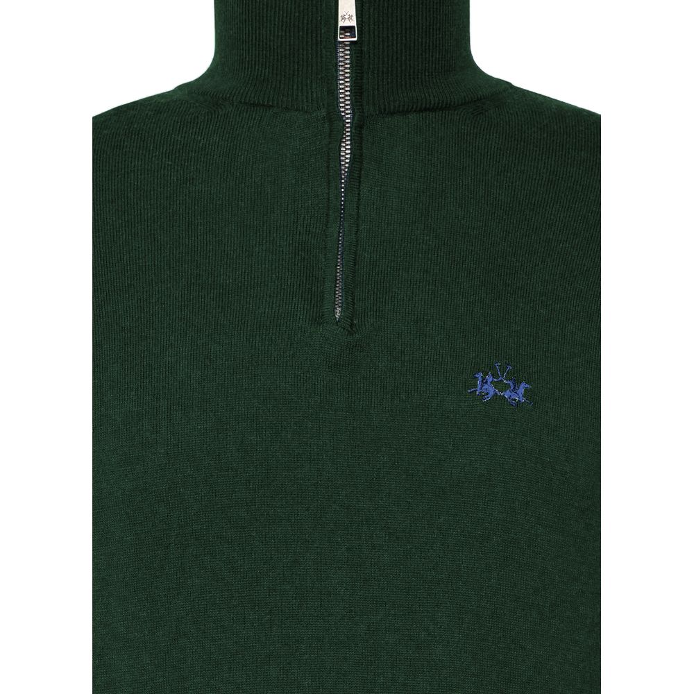 La Martina Green Wool Men Sweater -   -  La Martina.