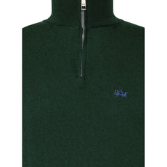 La Martina Green Wool Men Sweater -   -  La Martina.