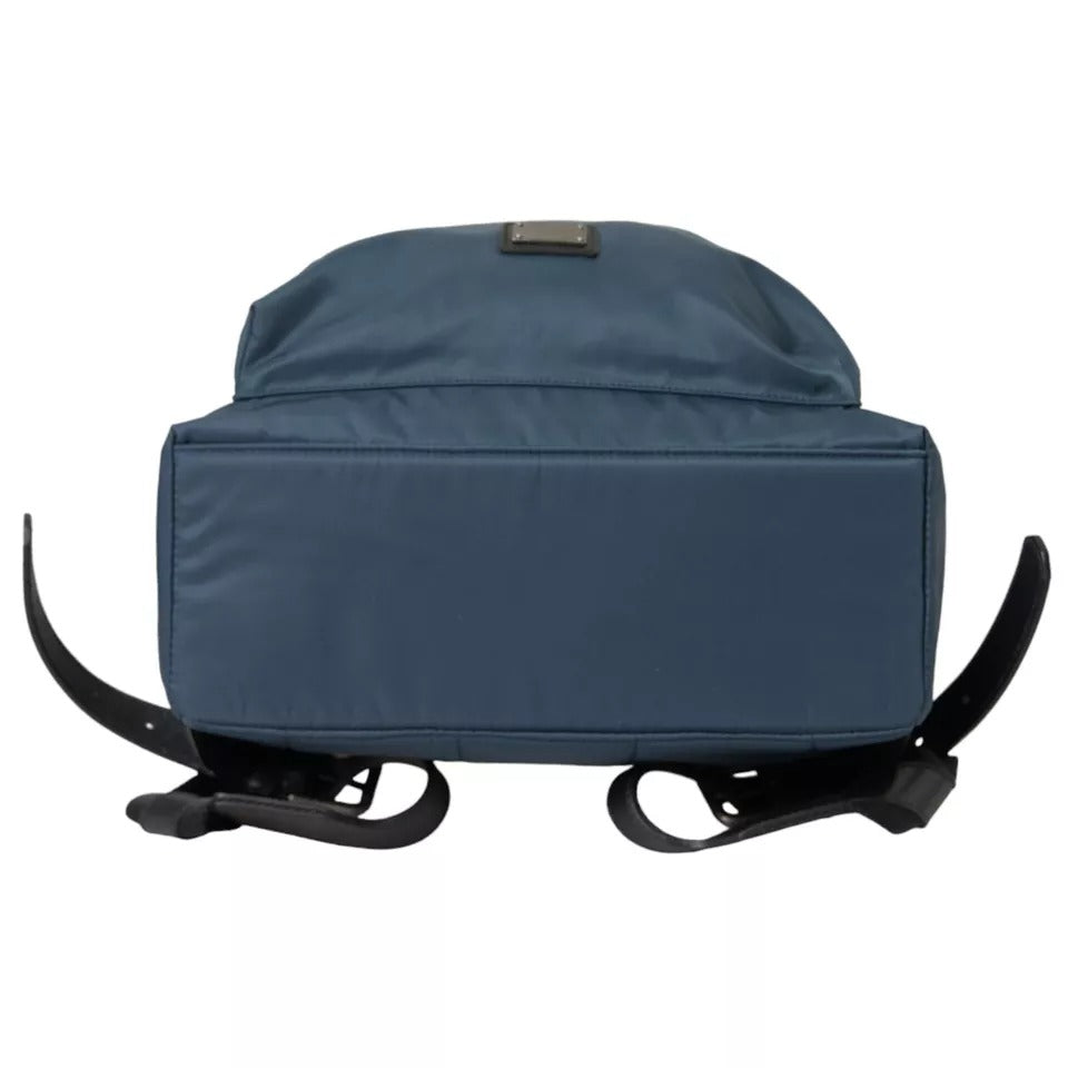 Dolce & Gabbana Blue Nylon #DGFamily Patch Men Backpack Bag -   -  Dolce & Gabbana.