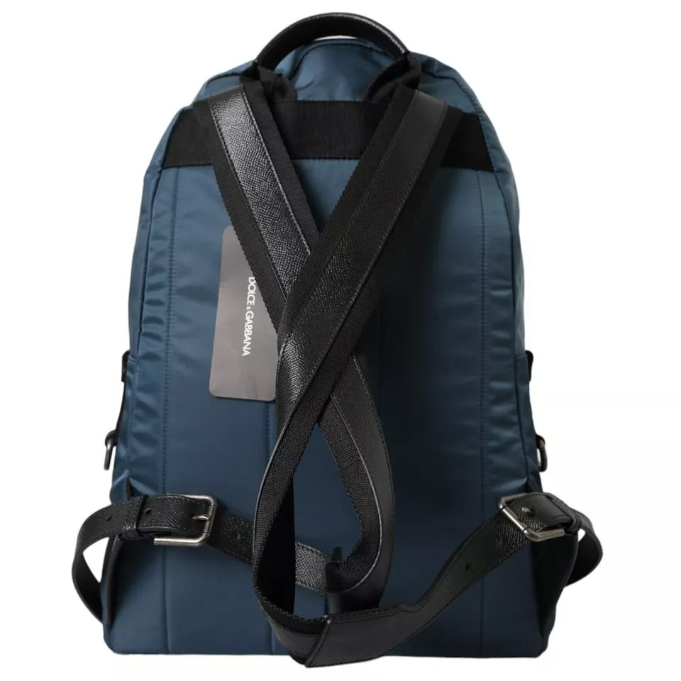 Dolce & Gabbana Blue Nylon #DGFamily Patch Men Backpack Bag -   -  Dolce & Gabbana.