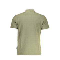 Napapijri Green Cotton Mens Polo Shirt -   -  Napapijri.