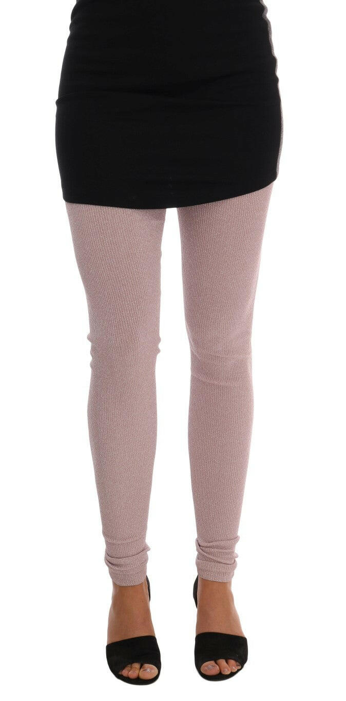 Dolce & Gabbana Pink Stretch Waist Tights Stockings -   -  Dolce & Gabbana.