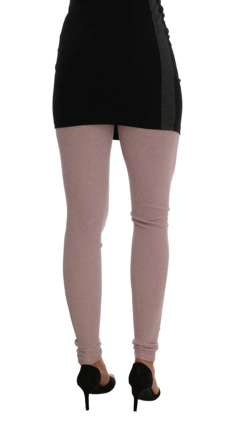 Dolce & Gabbana Pink Stretch Waist Tights Stockings -   -  Dolce & Gabbana.