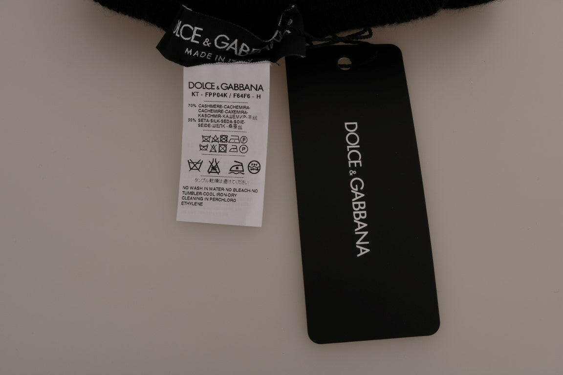 Dolce & Gabbana Black Cashmere Silk Stretch Tights Stockings -   -  Dolce & Gabbana.
