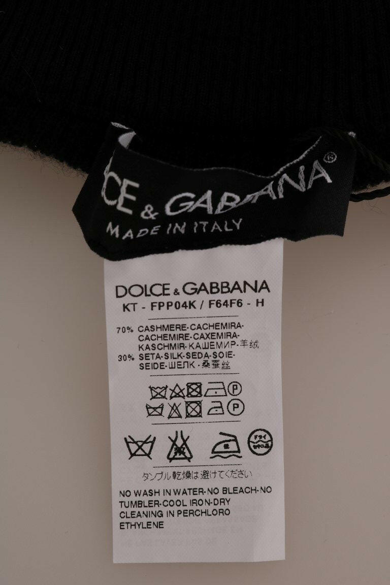 Dolce & Gabbana Black Cashmere Silk Stretch Tights Stockings -   -  Dolce & Gabbana.
