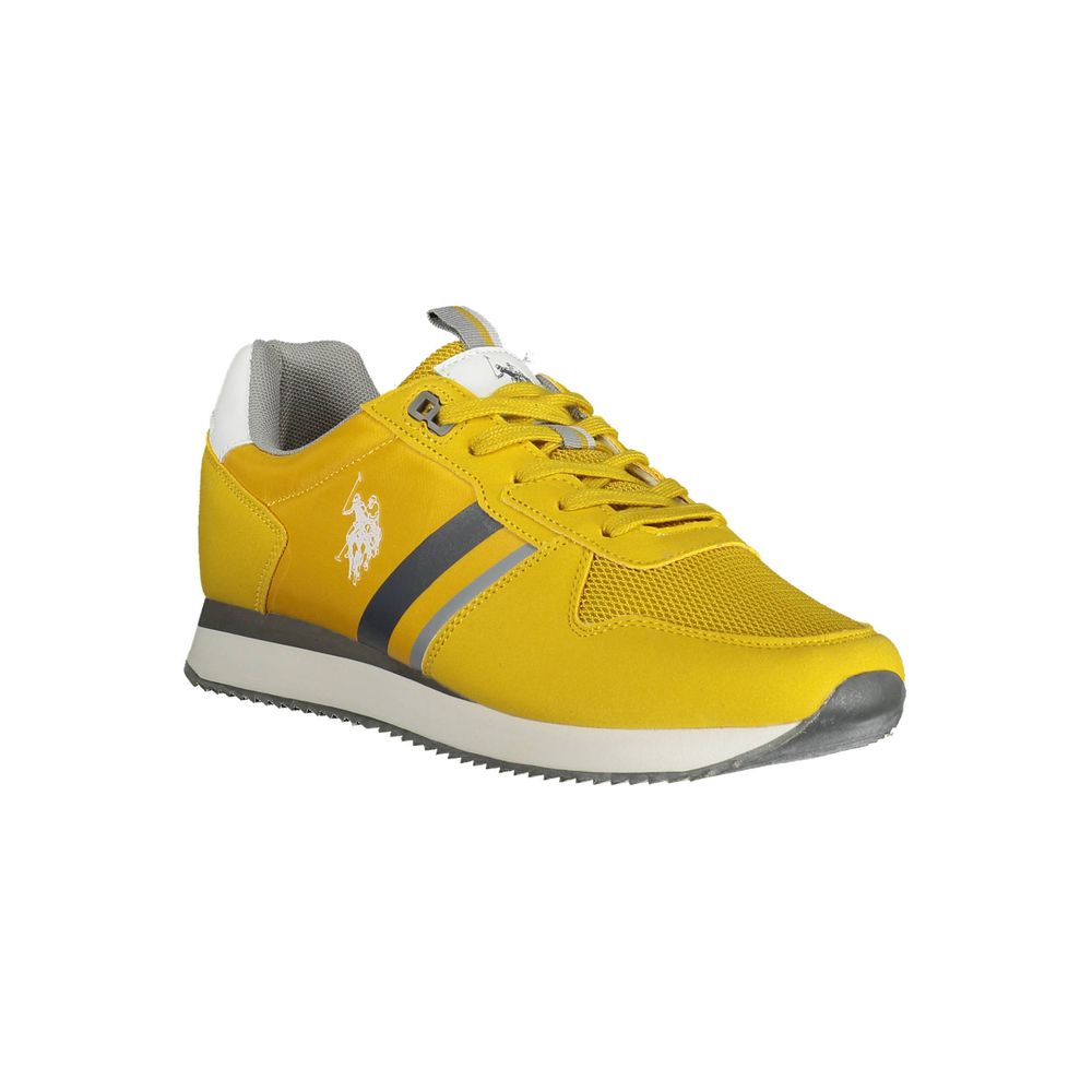 U.S. POLO ASSN. Yellow Polyester Men Sneaker -   -  U.S. POLO ASSN..