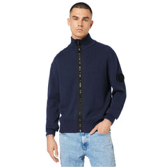 La Martina Blue Cotton Sweater -   -  La Martina.