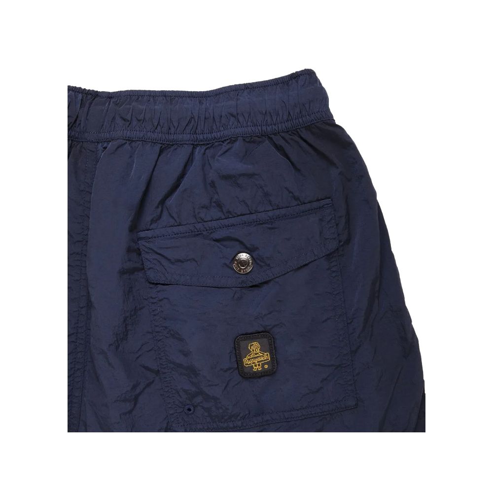 Refrigiwear Blue Nylon Men Swim Trunk -   -  Refrigiwear.