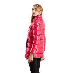 Refrigiwear Fuchsia Shimmer Long Down Jacket -   -  Refrigiwear.
